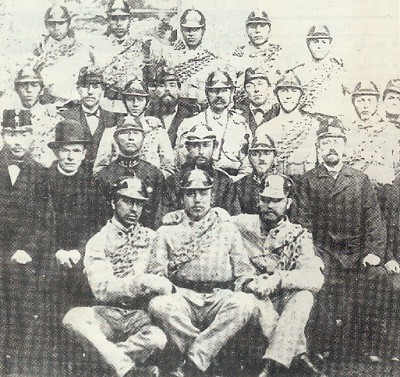 Zakladatelé sboru, foto z r. 1880